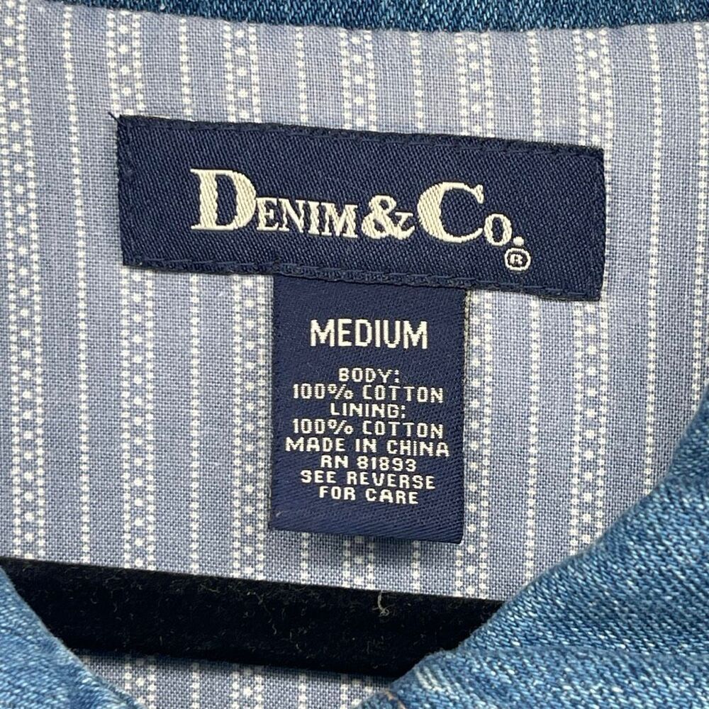 Denim Button-Front Chore Jacket - Picture 12 of 15